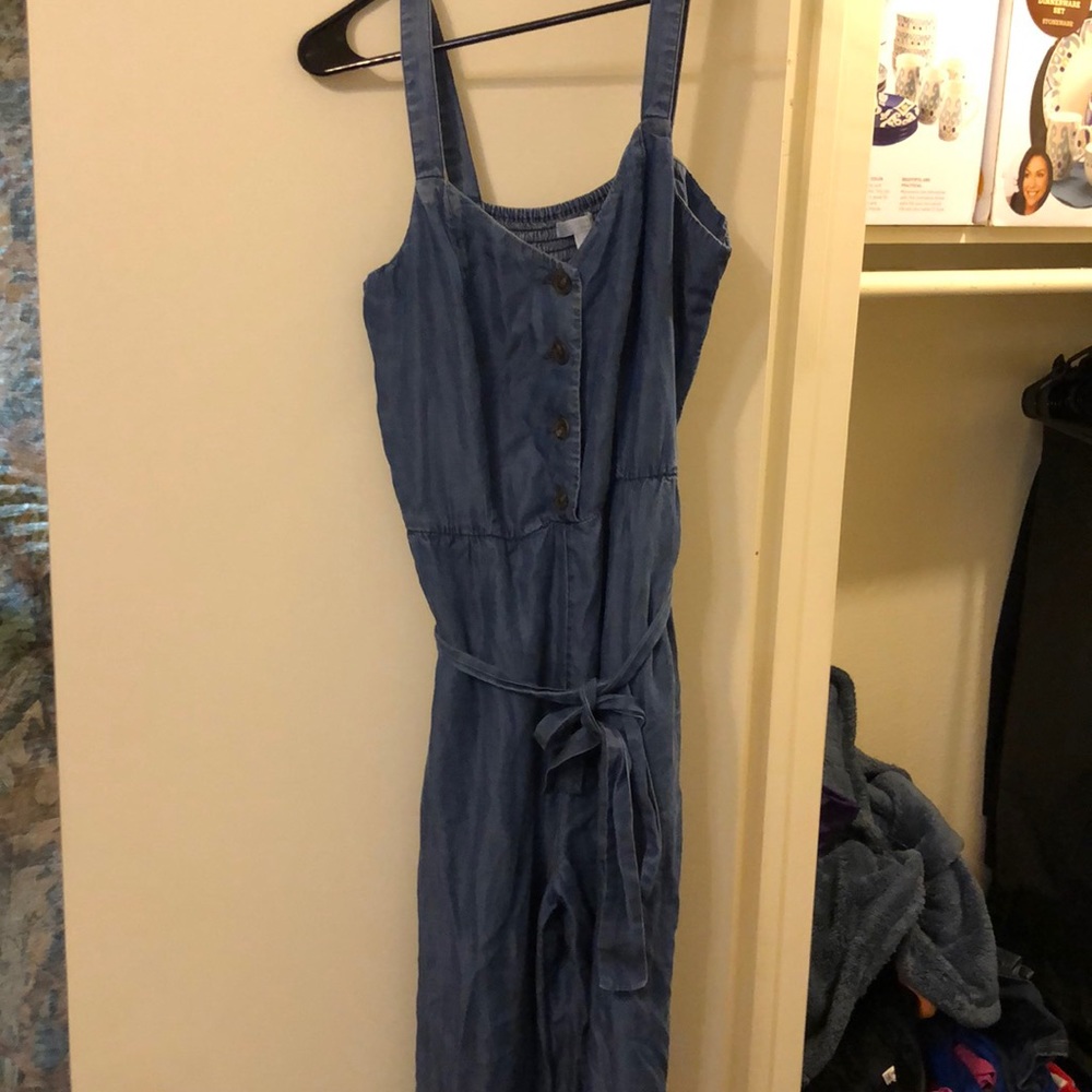 Lauren Conrad denim jumpsuit